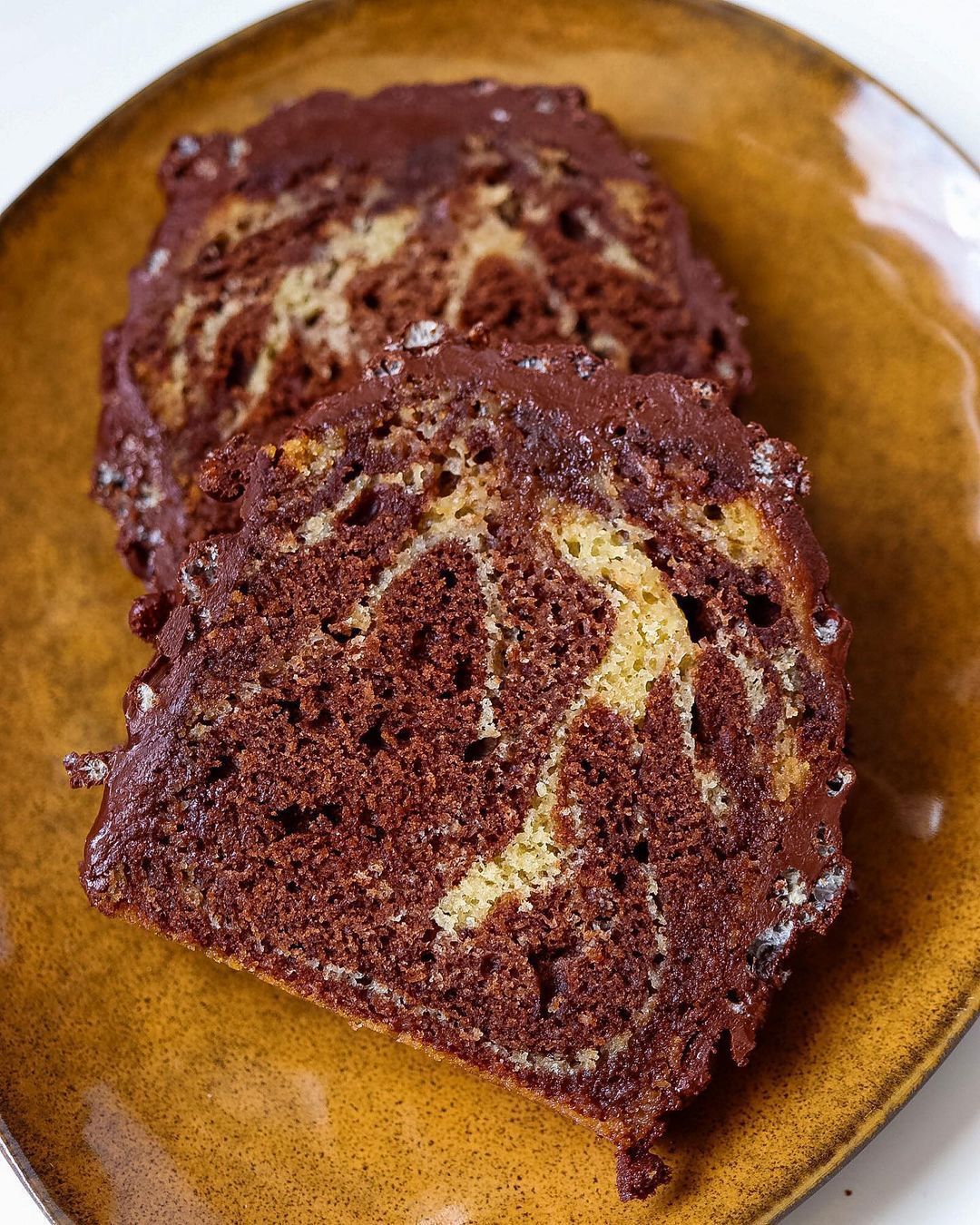 Tranche cake chocolat